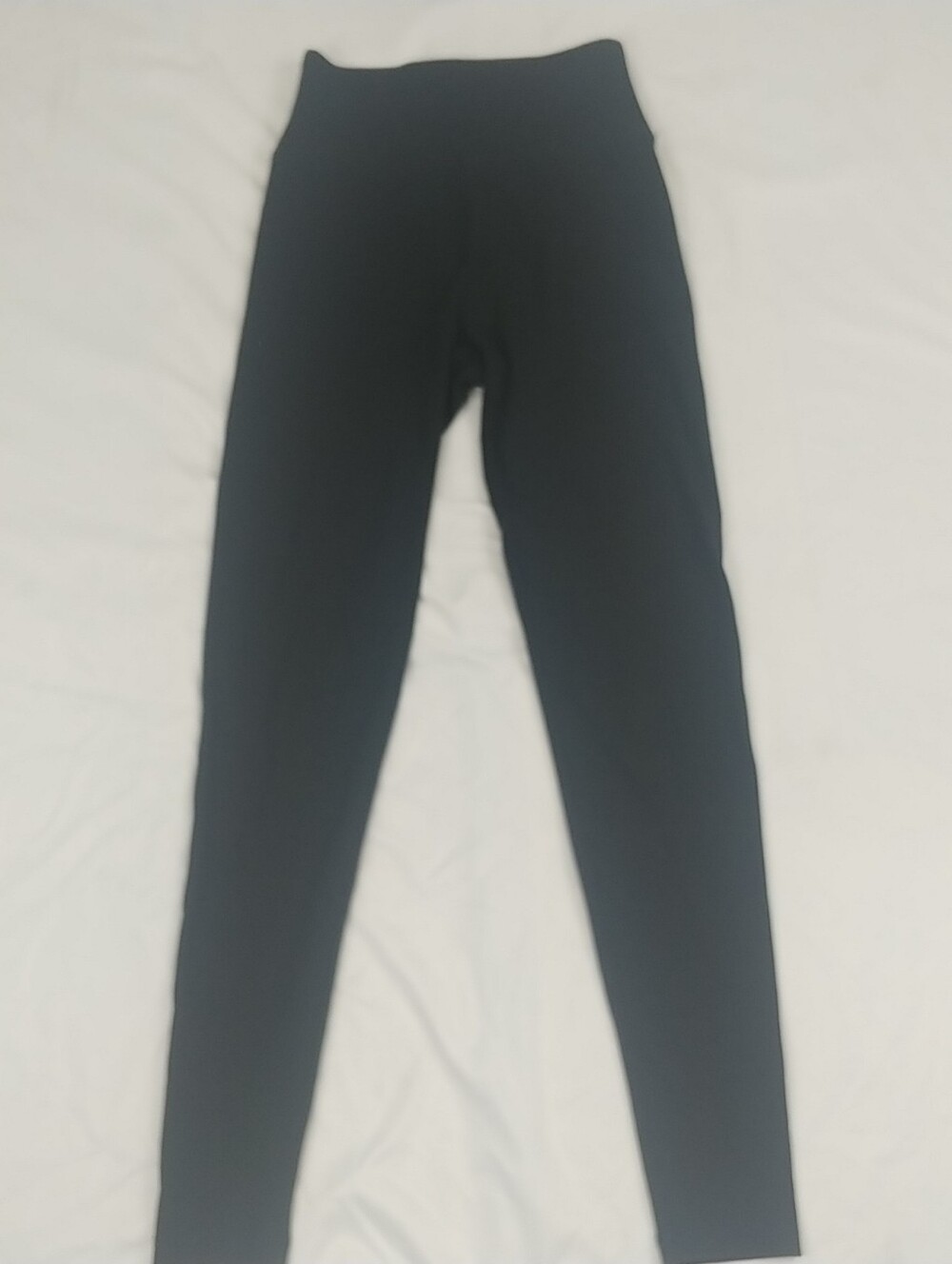 American Eagle Black Leggings Women XS High Wide Waist Ankle Athleisure Sporty